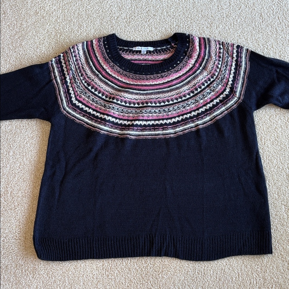 NWT Nordic Fair Isle Knit Sweater